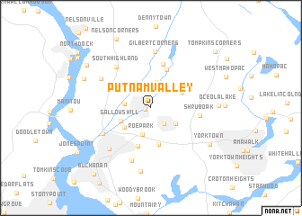 map of Putnam Valley