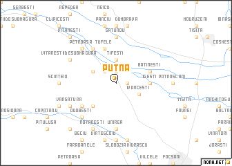 map of Putna