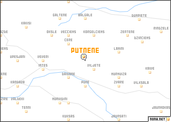 map of Putnene