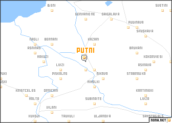 map of Putni