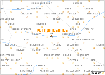 map of Putnowice Małe