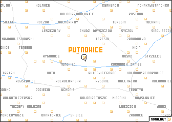 map of Putnowice