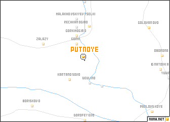 map of Putnoye