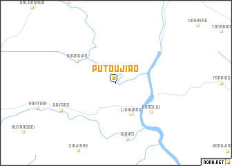 map of Putoujiao