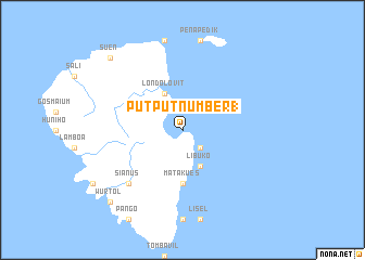 map of Putput Number 1