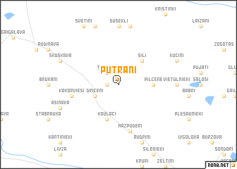 map of Putrāni