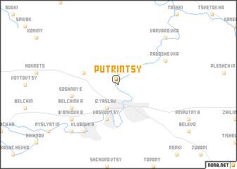 map of Putrintsy