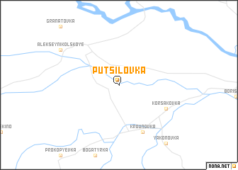 map of Putsilovka