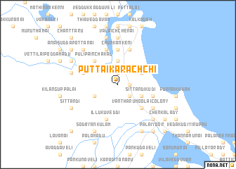 map of Puttaikarachchi