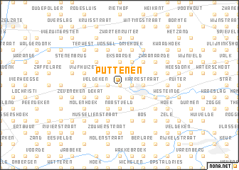 map of Puttenen