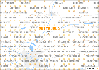 map of Putteveld