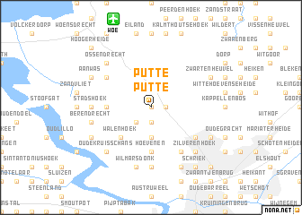 map of Putte