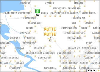 map of Putte