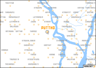 map of Puttho