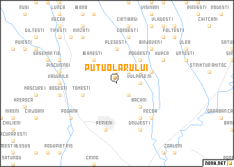 map of Puţu Olarului