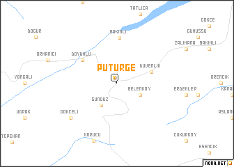 map of Pütürge