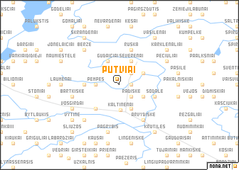 map of Putviai