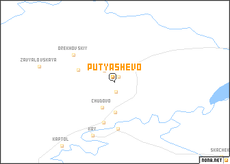map of Putyashevo