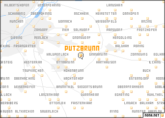 map of Putzbrunn