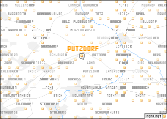 map of Pützdorf