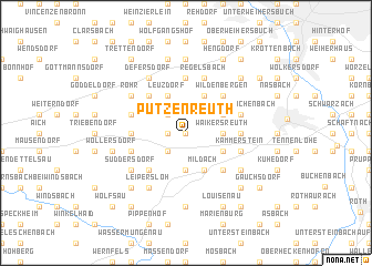 map of Putzenreuth