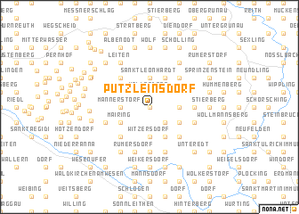 map of Putzleinsdorf