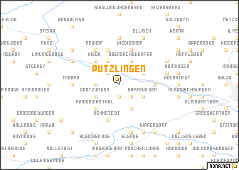 map of Pützlingen