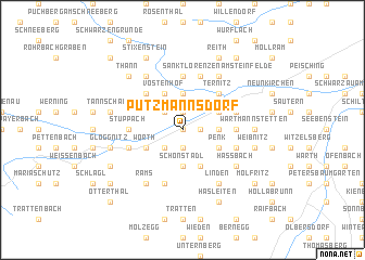 map of Putzmannsdorf