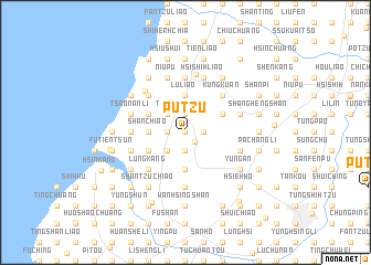 map of Pu-tzu