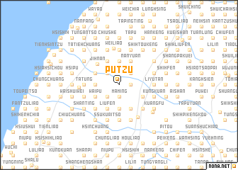 map of Pu-tzu