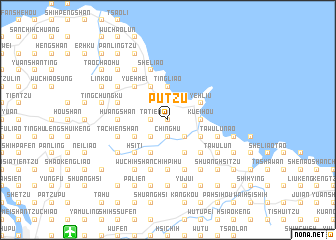 map of Pu-tzu