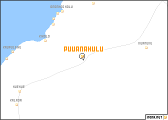 map of Puuanahulu