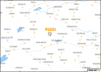 map of Puugi