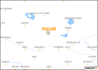 map of Puujaa