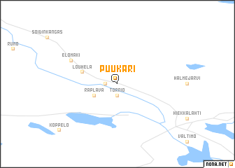 map of Puukari