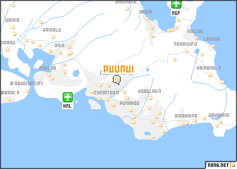 map of Puunui