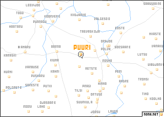 map of Puuri