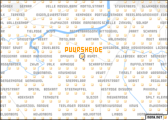 map of Puursheide