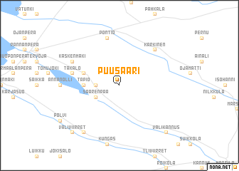 map of Puusaari