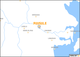 map of Puusule