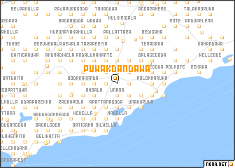 map of Puwakdandawa