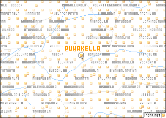 map of Puwakella