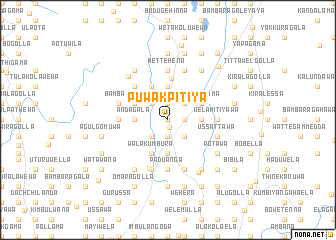 map of Puwakpitiya