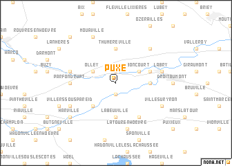 map of Puxe