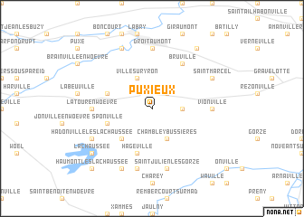 map of Puxieux