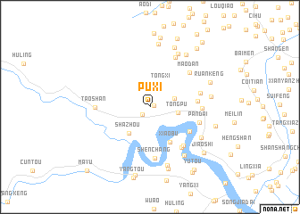 map of Puxi