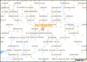 map of Puyadero