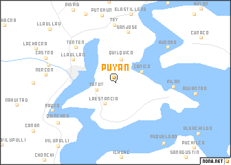 map of Puyán