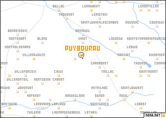 map of Puy Bourau