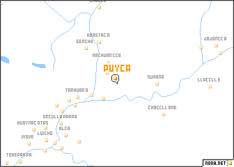 map of Puyca